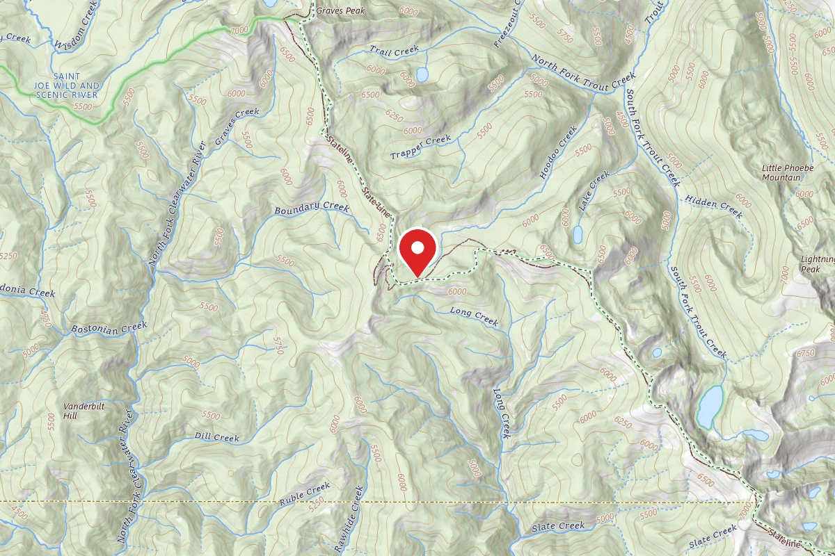 Nez Perce-Clearwater Dispersed Campsite NF5428RD 05