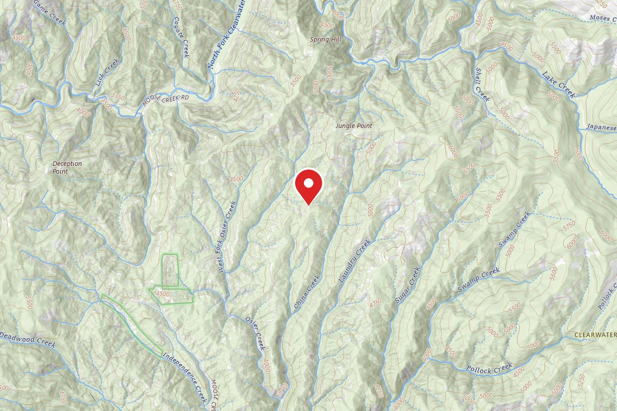 Nez Perce-Clearwater Dispersed Campsite NF5347RD-001