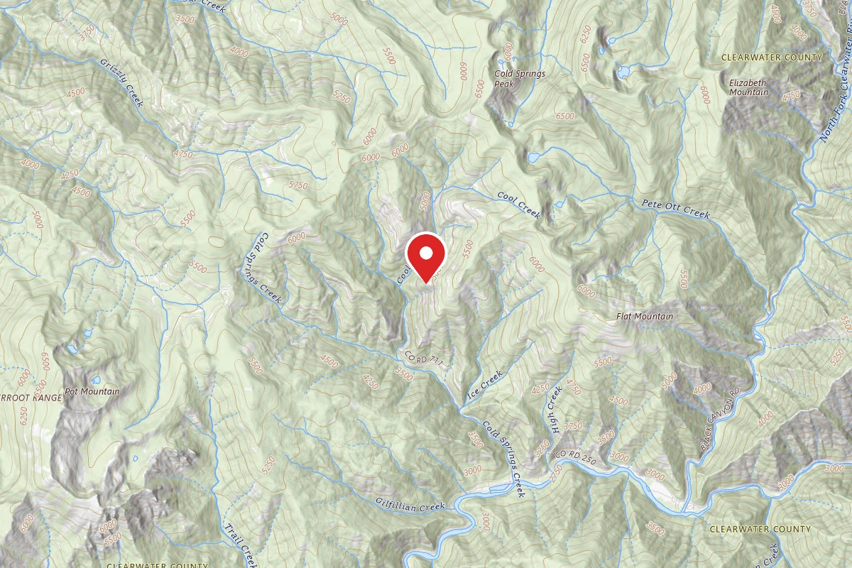 Nez Perce-Clearwater Dispersed Campsite NF5295RD-002
