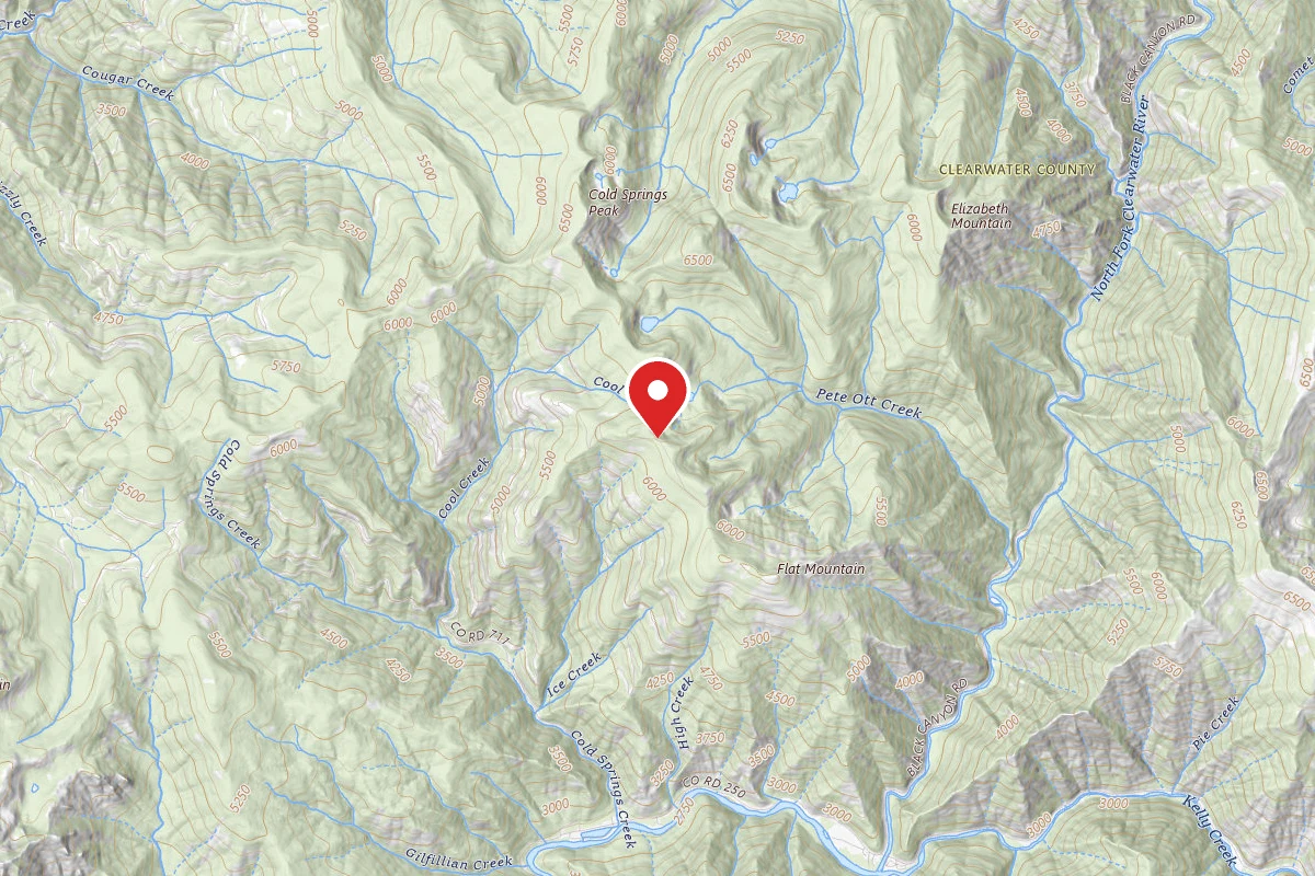 Nez Perce-Clearwater Dispersed Campsite NF5297RD 06A