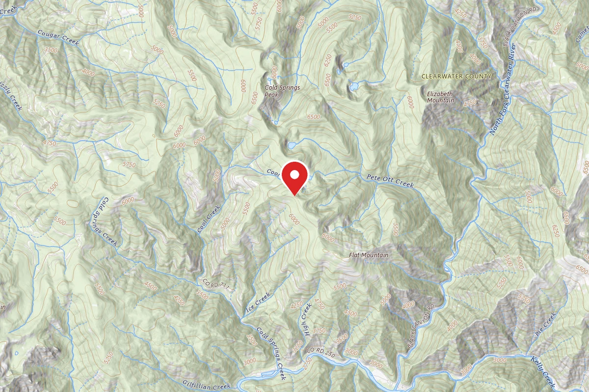 Nez Perce-Clearwater Dispersed Campsite NF5297RD 06B