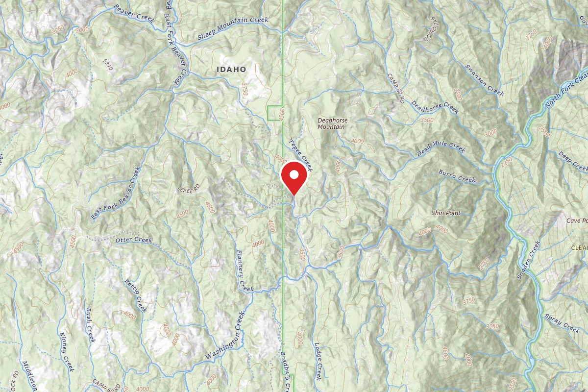 Nez Perce-Clearwater Dispersed Campsite NF683RD 002