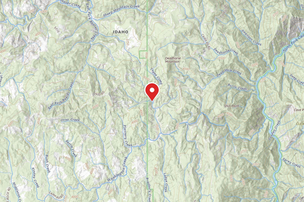 Nez Perce-Clearwater Dispersed Campsite NF683RD 003