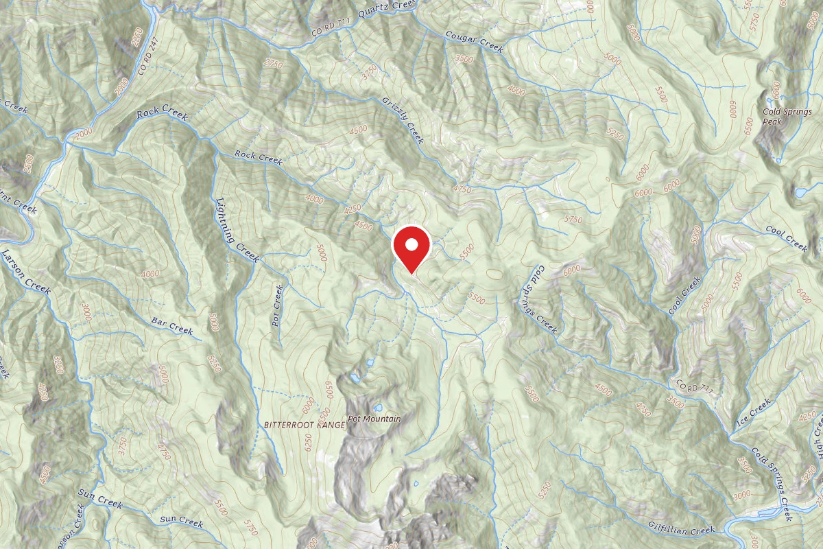 Nez Perce-Clearwater Dispersed Campsite NF711RD-003