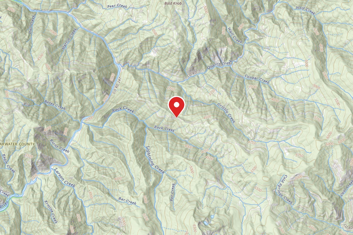 Nez Perce-Clearwater Dispersed Campsite NF711RD-005