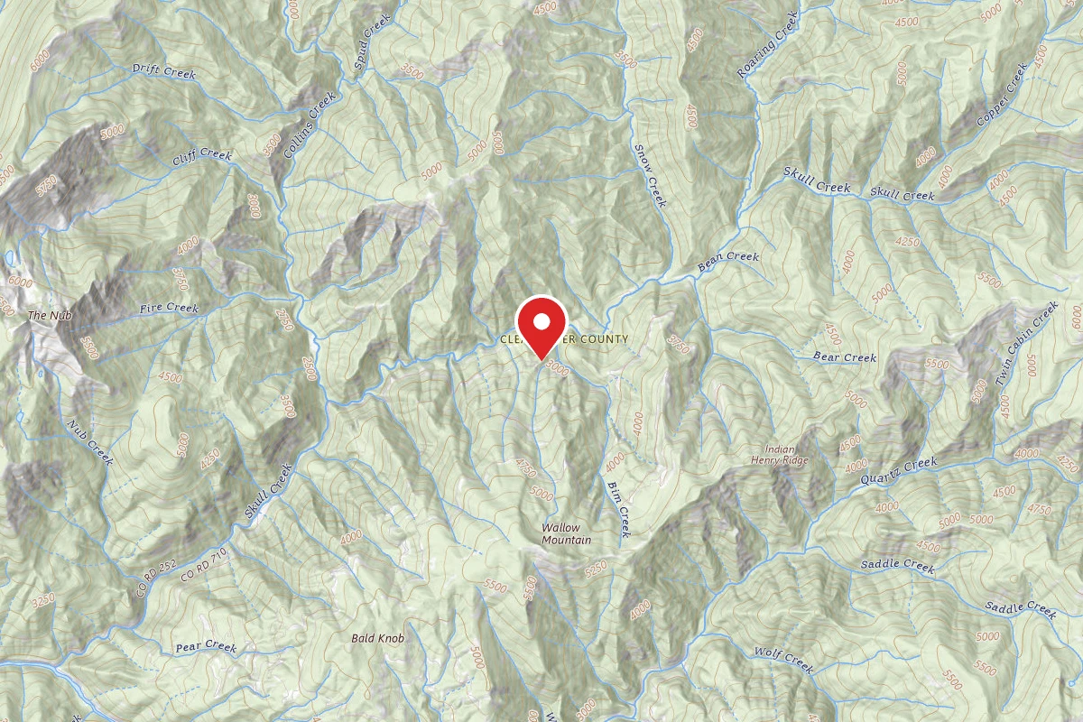 Nez Perce-Clearwater Dispersed Campsite NF252RD 09