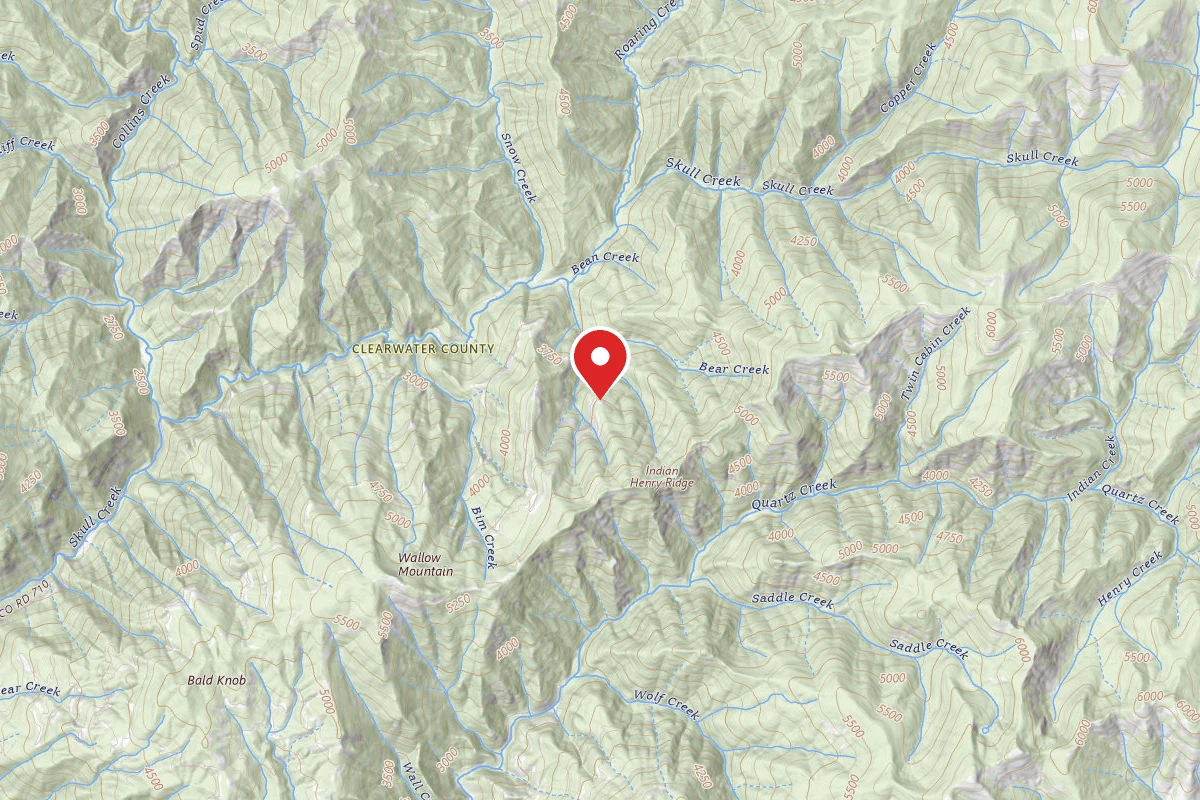 Nez Perce-Clearwater Dispersed Campsite NF252RD 10