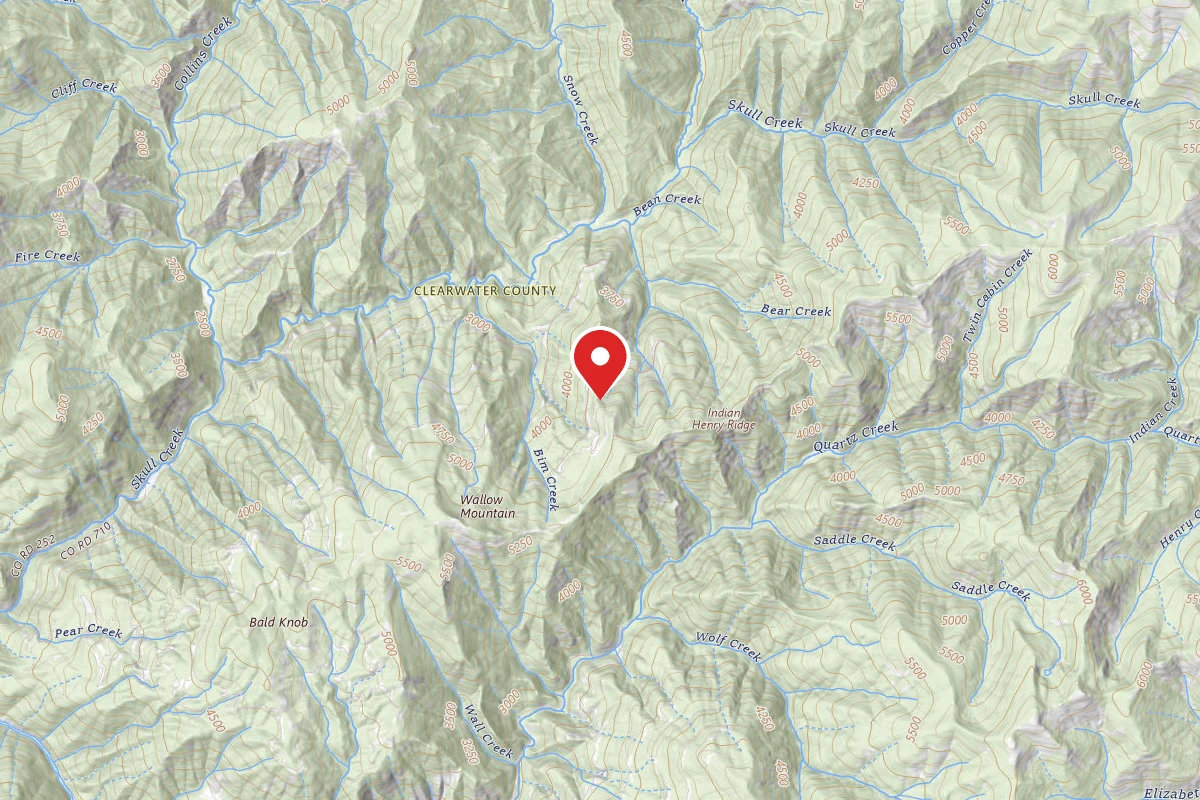 Nez Perce-Clearwater Dispersed Campsite NF710RD 01