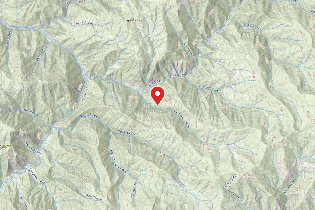 Nez Perce-Clearwater Dispersed Campsite NF711RD-007