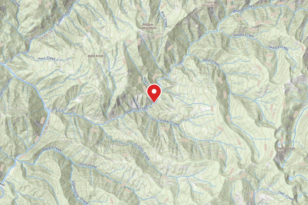 Nez Perce-Clearwater Dispersed Campsite NF711RD-008B