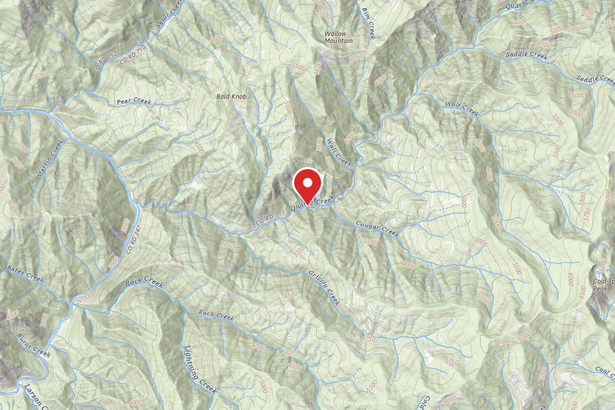 Nez Perce-Clearwater Dispersed Campsite NF711RD-009