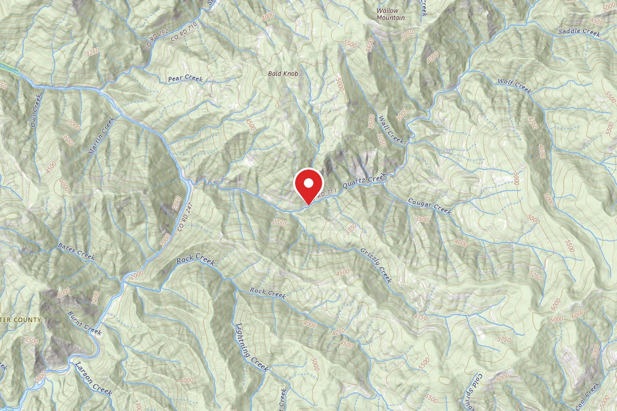 Nez Perce-Clearwater Dispersed Campsite NF711RD-010