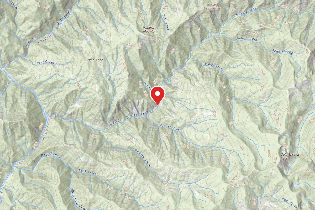Nez Perce-Clearwater Dispersed Campsite NF712RD-001