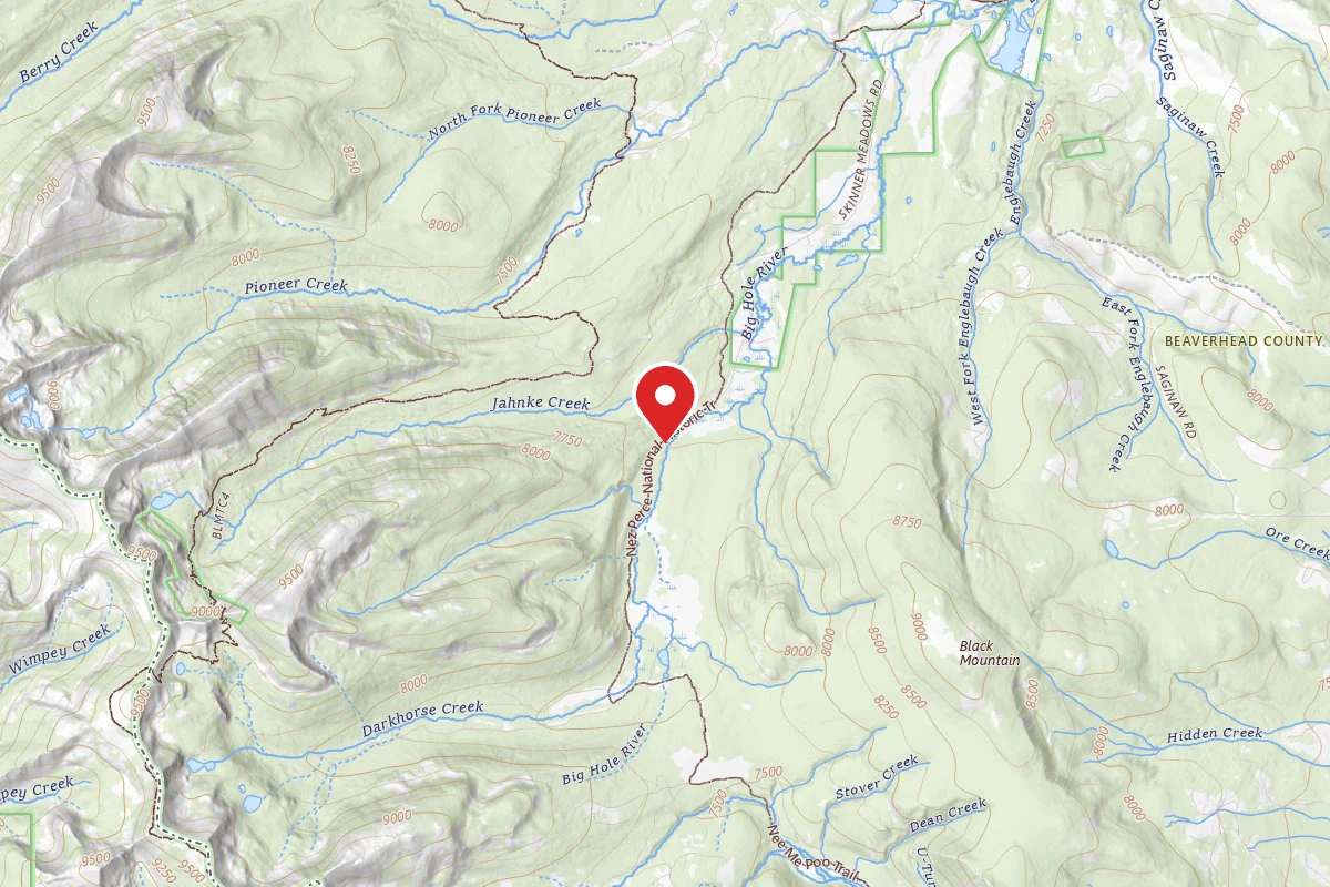 Beaverhead-Deerlodge Dispersed Campsite 381 SITE 1 7/4