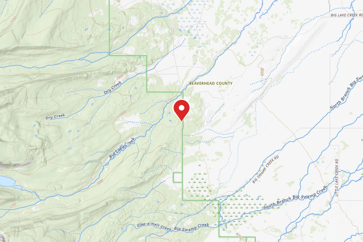 Beaverhead-Deerlodge Dispersed Campsite 2X4 BOARD