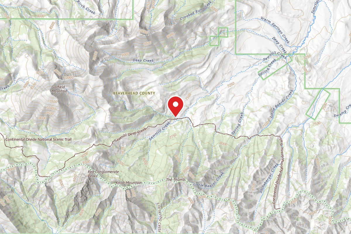 Beaverhead-Deerlodge Dispersed Campsite TRAILHEAD 02