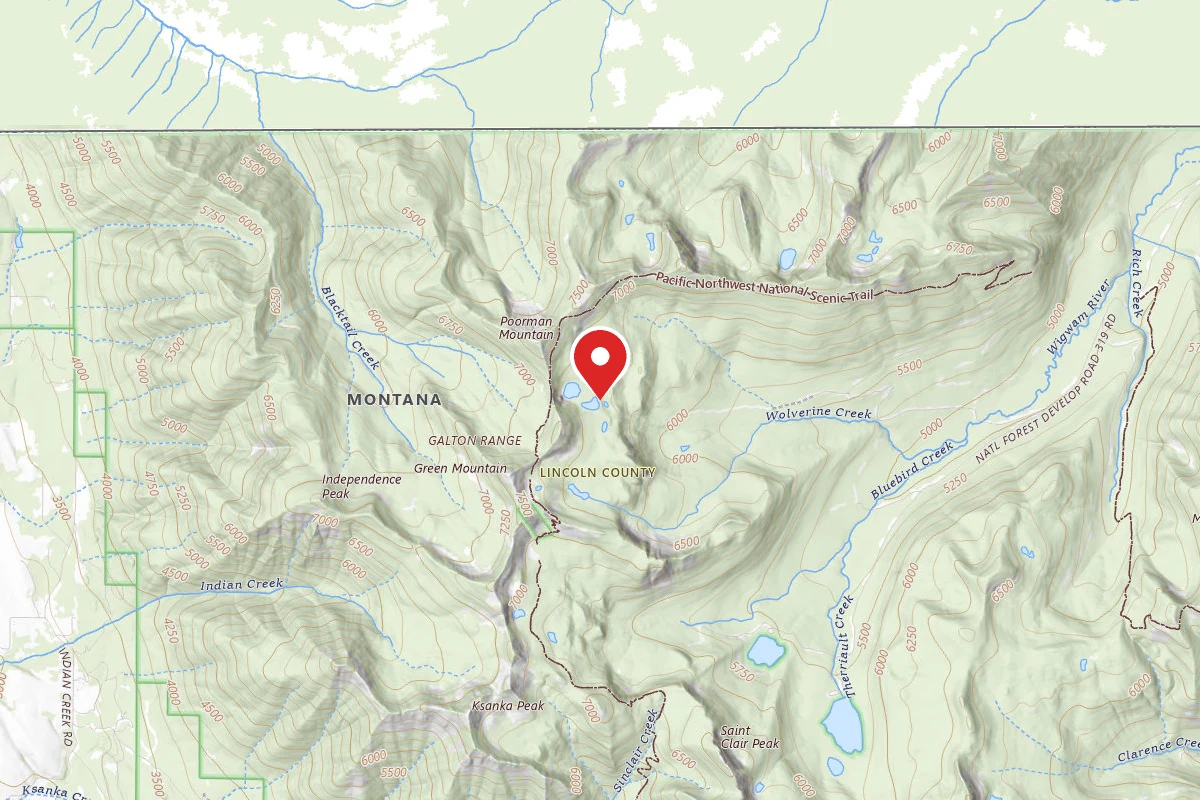 Kootenai Dispersed Campsite WOLVERINE LAKES DISPERSED SITE 9