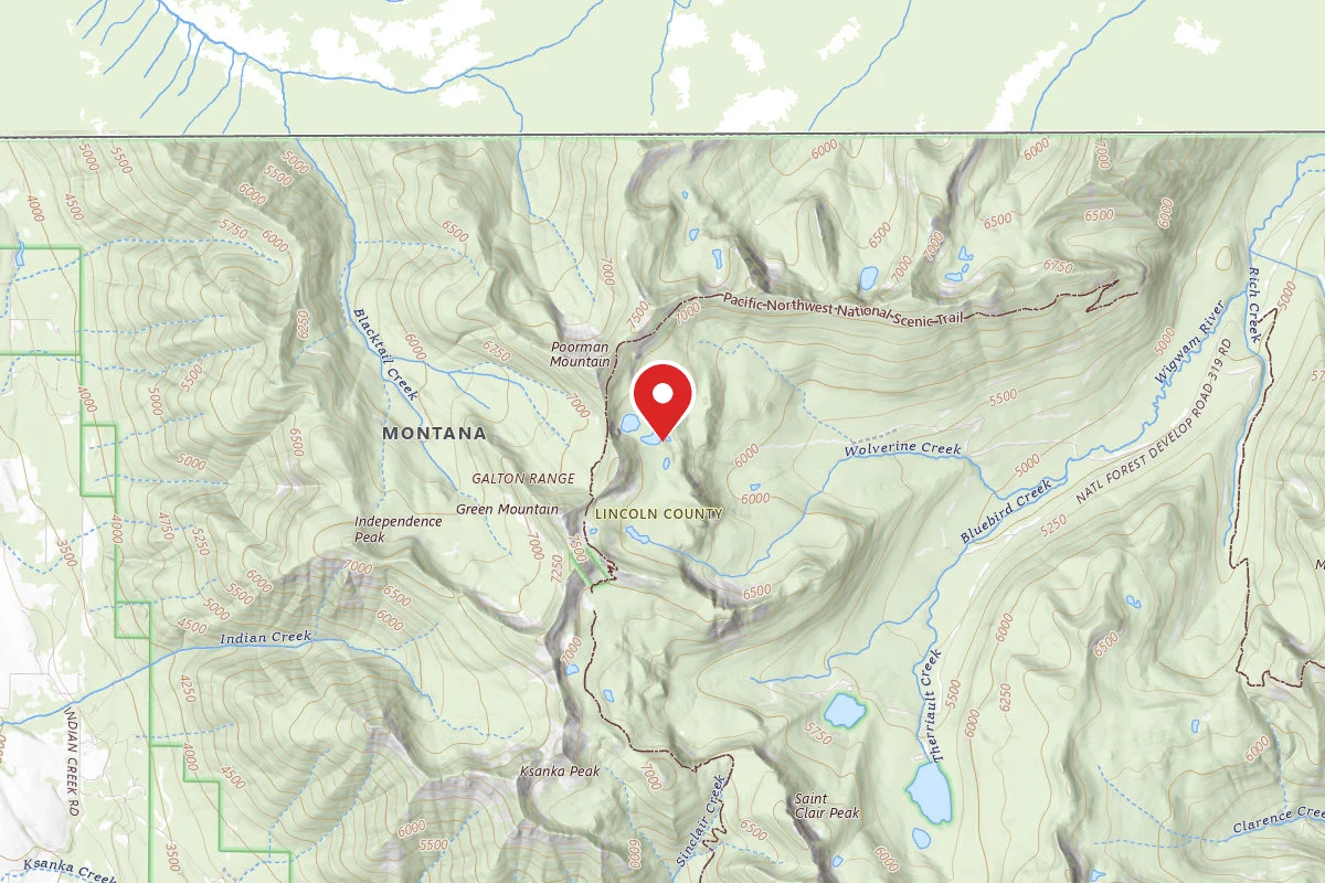Kootenai Dispersed Campsite WOLVERINE LAKES DISPERSED SITE 10