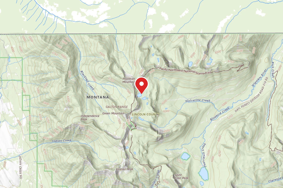 Kootenai Dispersed Campsite WOLVERINE LAKES DISPERSED SITE 15