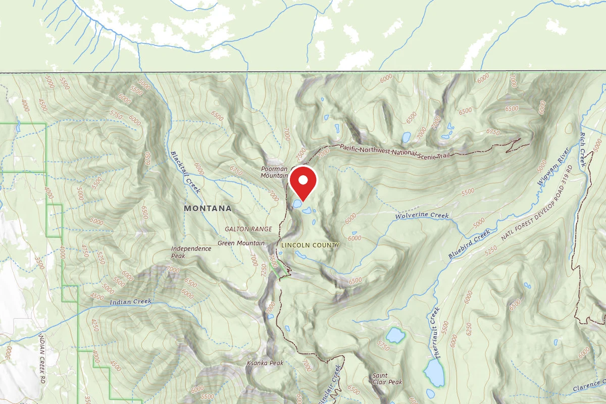 Kootenai Dispersed Campsite WOLVERINE LAKES DISPERSED SITE 19