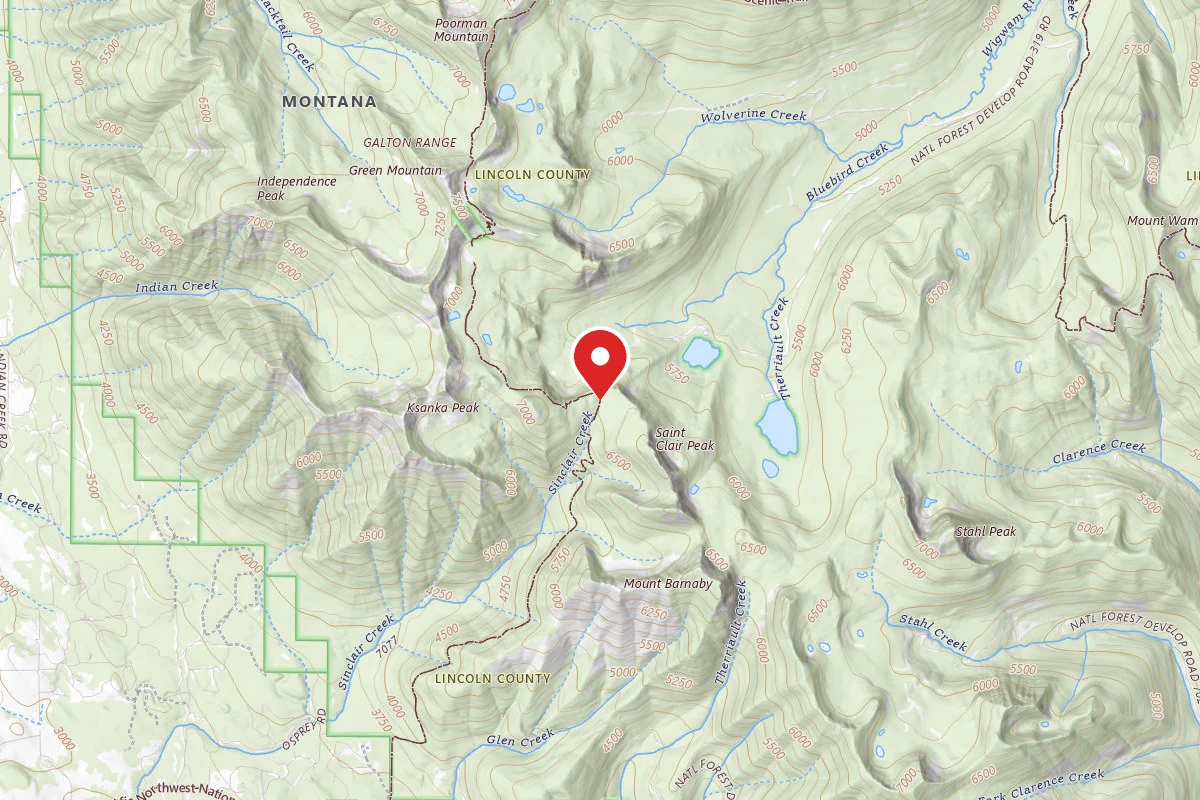 Kootenai Dispersed Campsite DISPERSED SITE 21