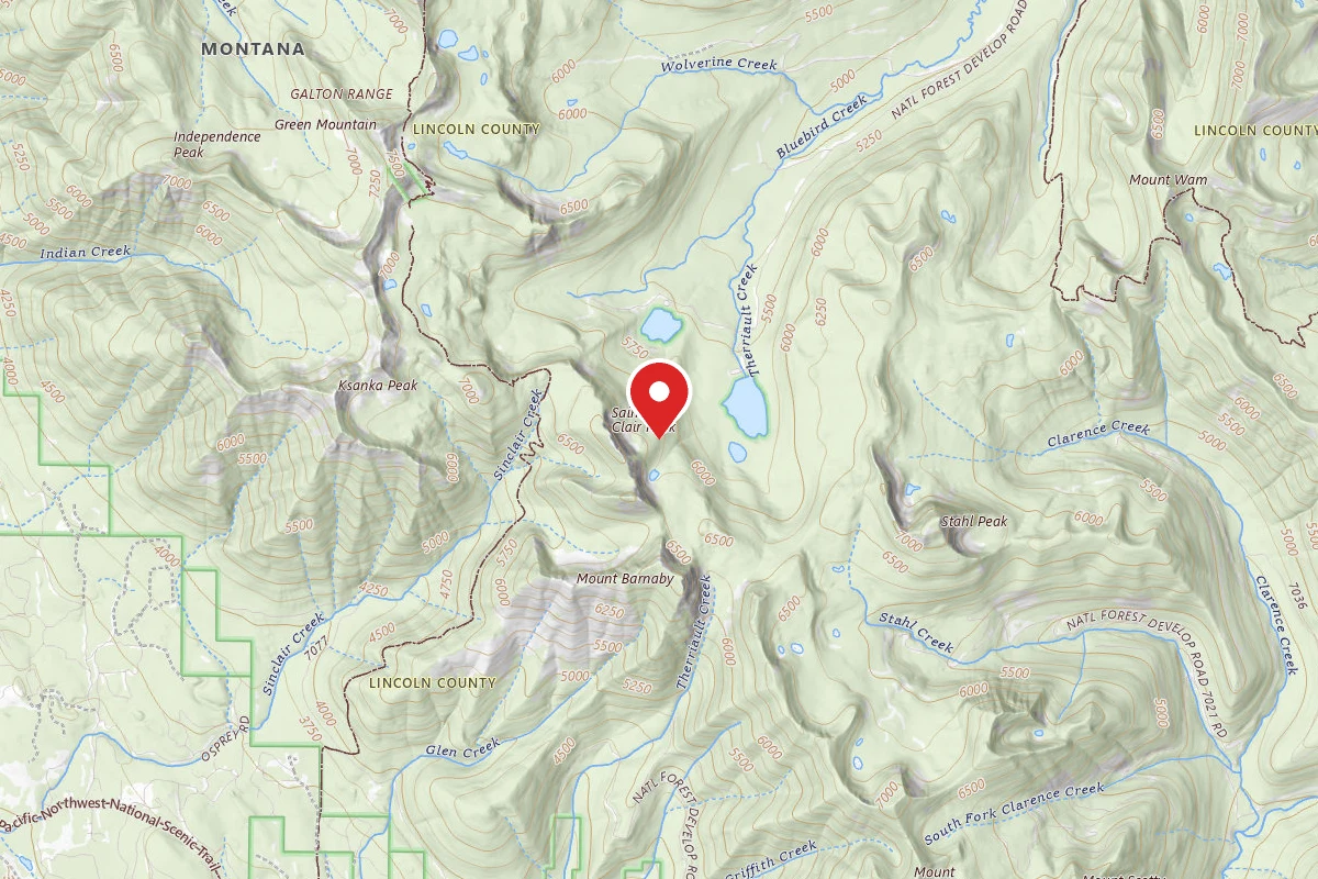Kootenai Dispersed Campsite HIGHLINE TR 339-SITE 2