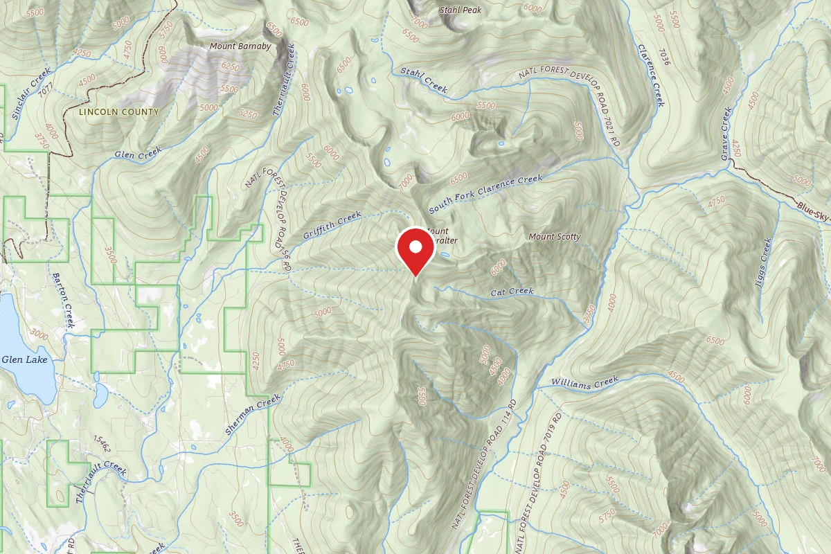 Kootenai Dispersed Campsite TR335 SITE 1
