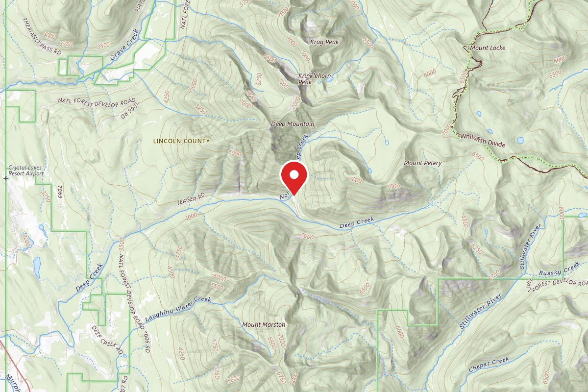 Kootenai Dispersed Campsite TR311 SITE 1