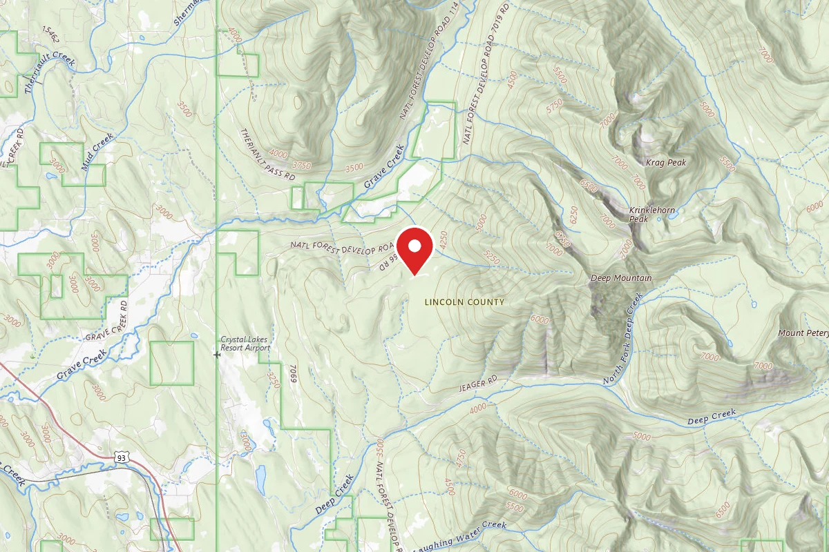 Kootenai Dispersed Campsite TR358 SITE 1