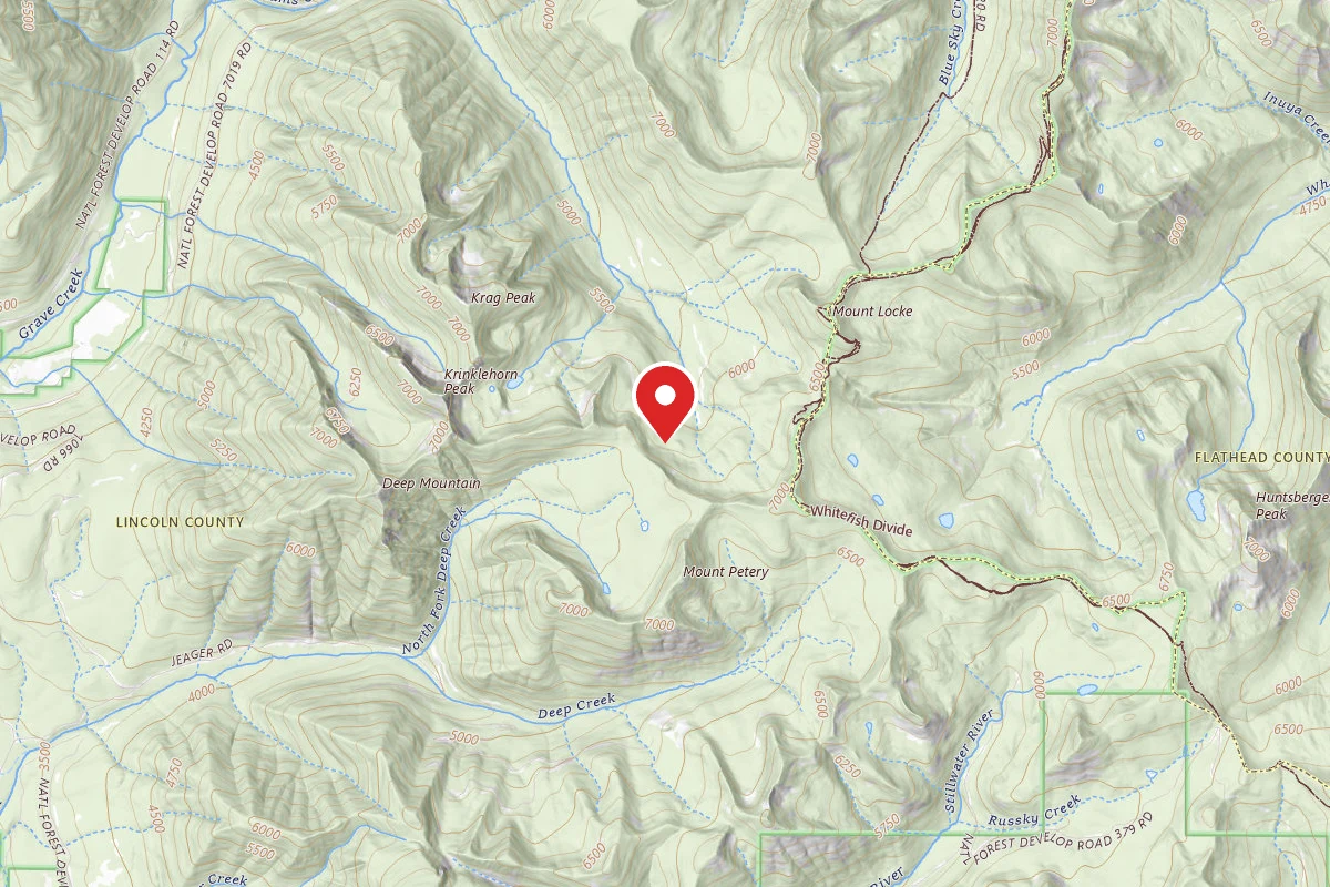 Kootenai Dispersed Campsite TR72 SITE 2
