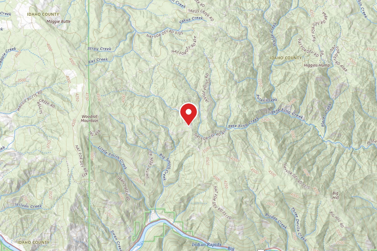Nez Perce-Clearwater Dispersed Campsite SC418RD004