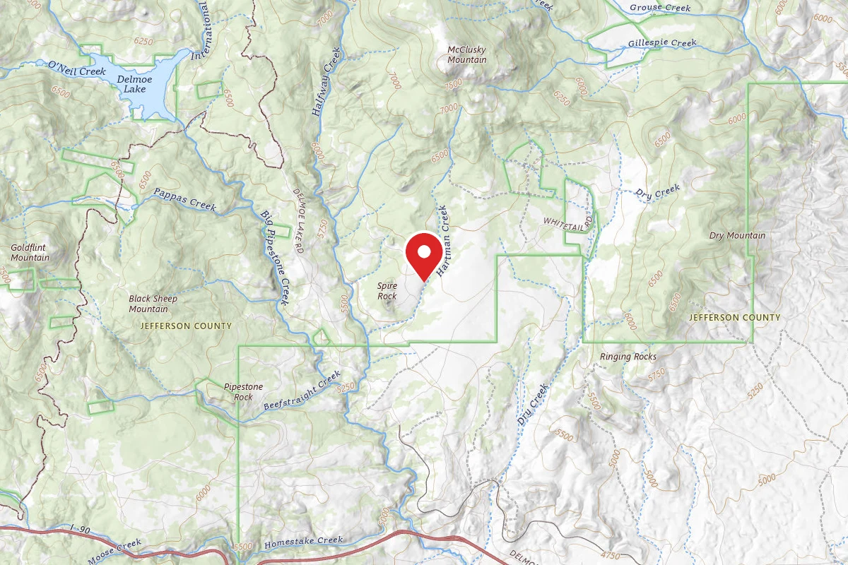 Beaverhead-Deerlodge Dispersed Campsite 100200050201-025C