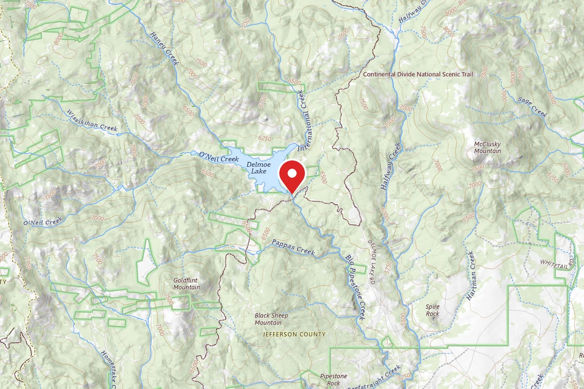 Beaverhead-Deerlodge Dispersed Campsite 100200050201-029C