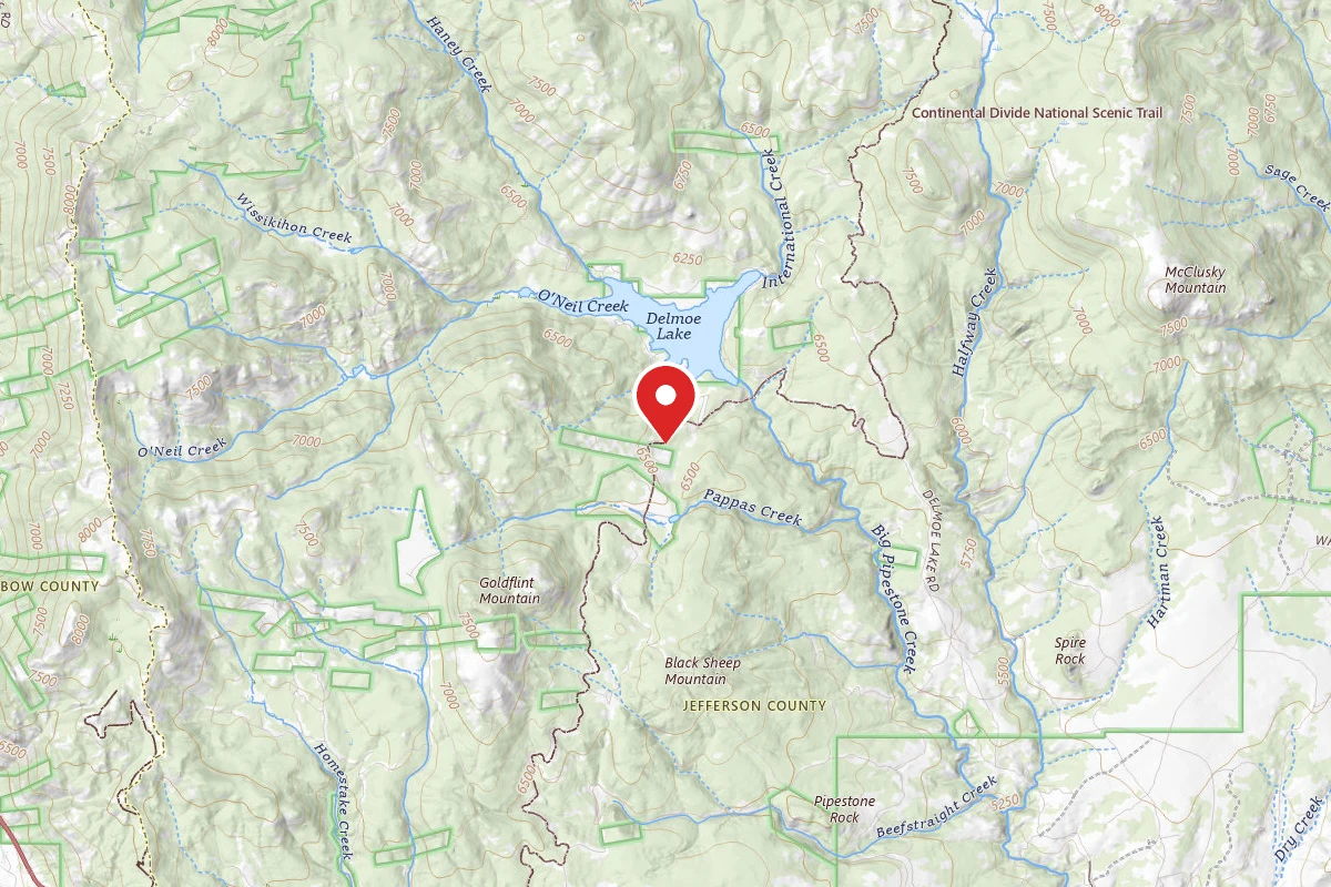 Beaverhead-Deerlodge Dispersed Campsite 100200050201-20