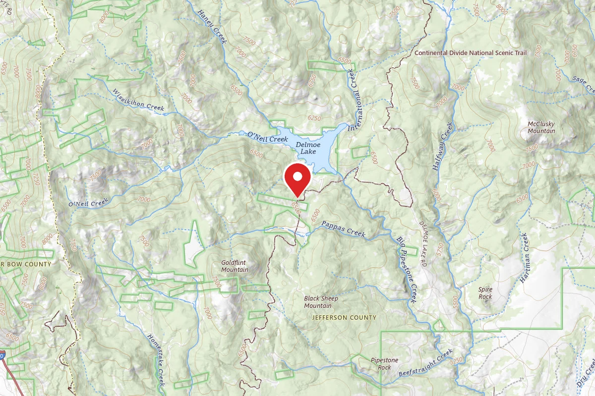 Beaverhead-Deerlodge Dispersed Campsite 100200050201-23