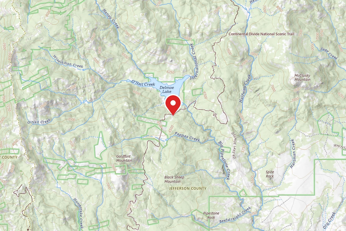 Beaverhead-Deerlodge Dispersed Campsite 100200050201-24