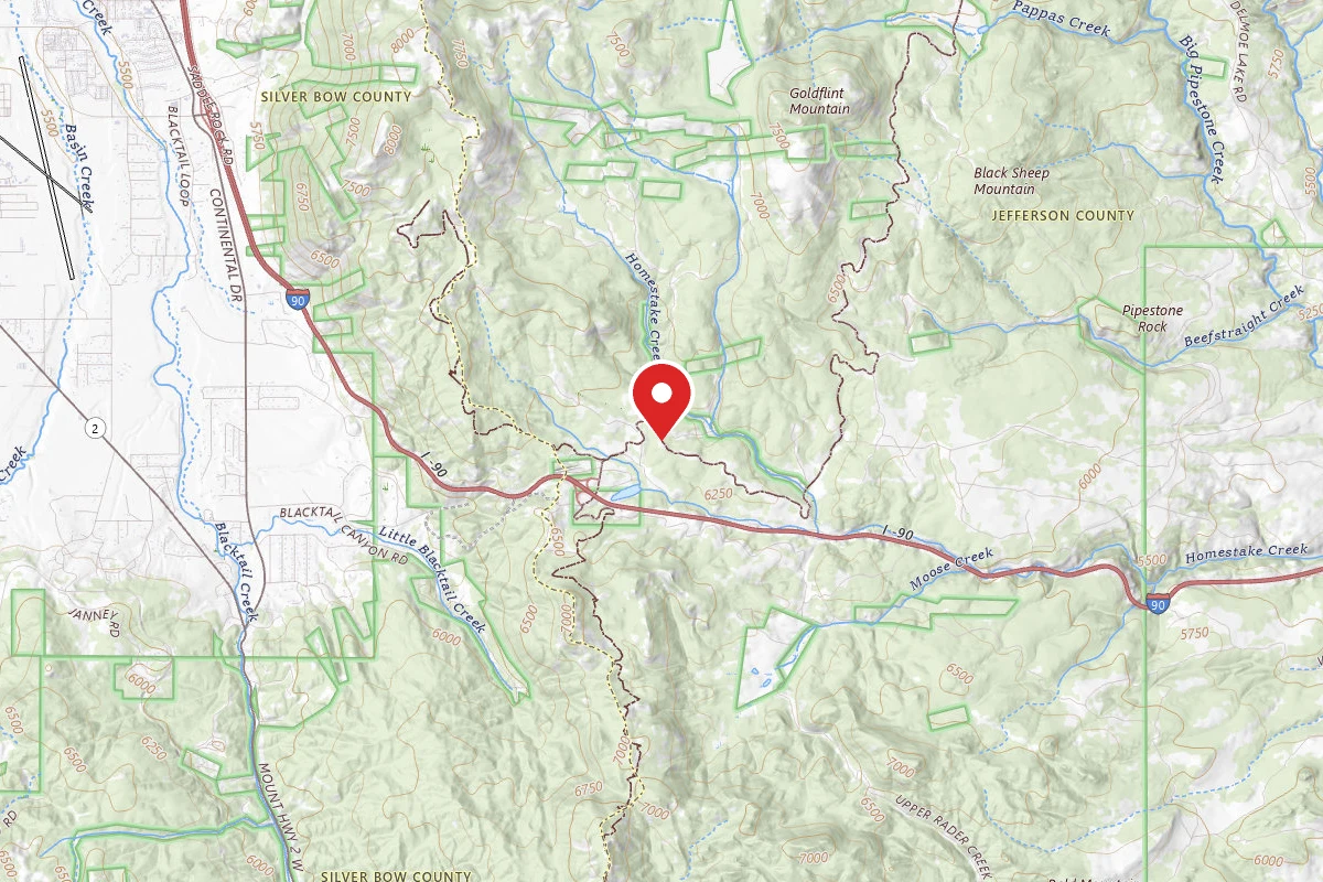 Beaverhead-Deerlodge Dispersed Campsite 100200050202-008