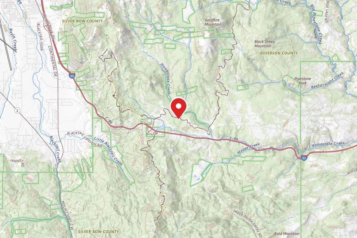 Beaverhead-Deerlodge Dispersed Campsite 100200050202-009