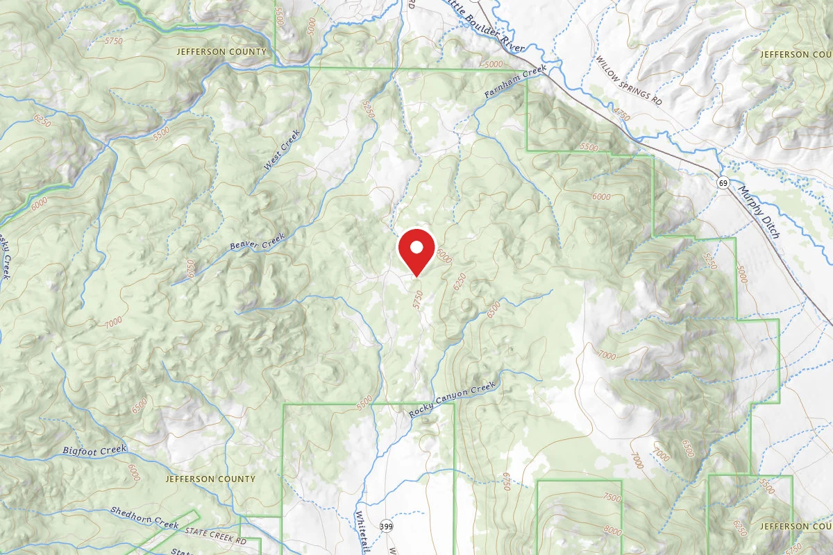 Beaverhead-Deerlodge Dispersed Campsite 100200050301-161