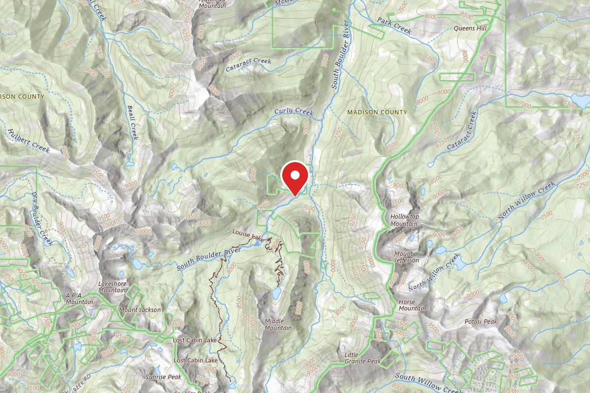 Beaverhead-Deerlodge Dispersed Campsite S BOULDER 107-045