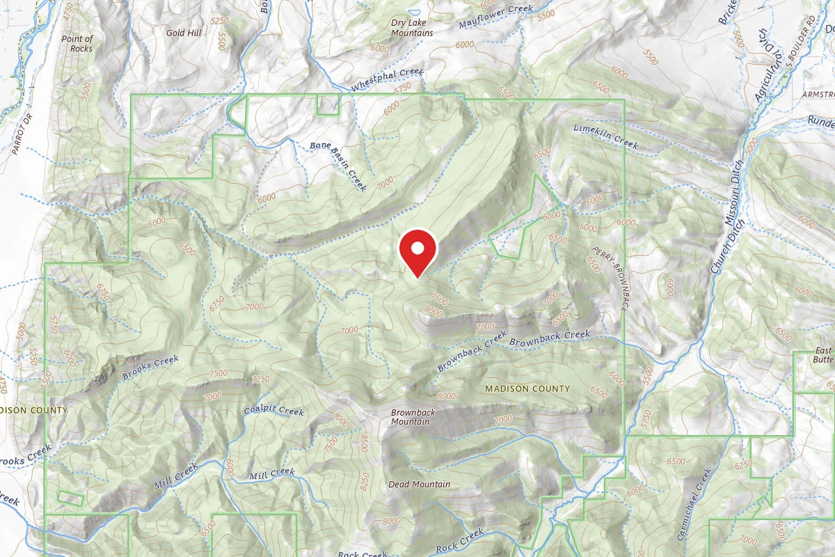 Beaverhead-Deerlodge Dispersed Campsite 100200050601-061
