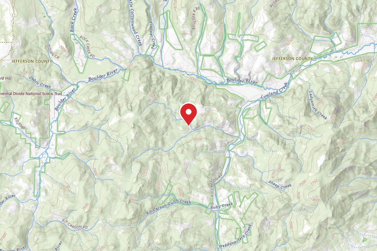 Beaverhead-Deerlodge Dispersed Campsite 100200060103-D2