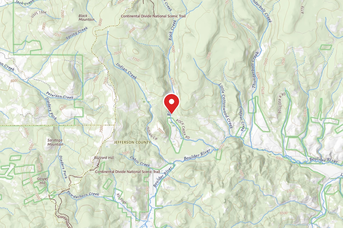 Beaverhead-Deerlodge Dispersed Campsite 100200060104-009
