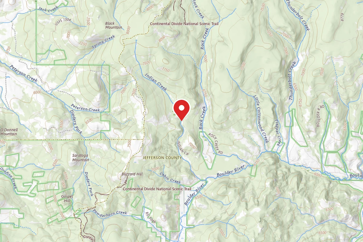 Beaverhead-Deerlodge Dispersed Campsite 100200060104-021