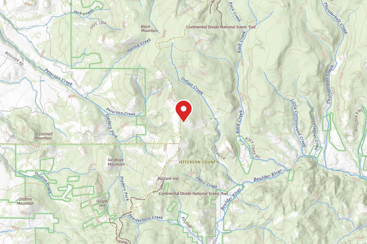 Beaverhead-Deerlodge Dispersed Campsite 100200060104-022