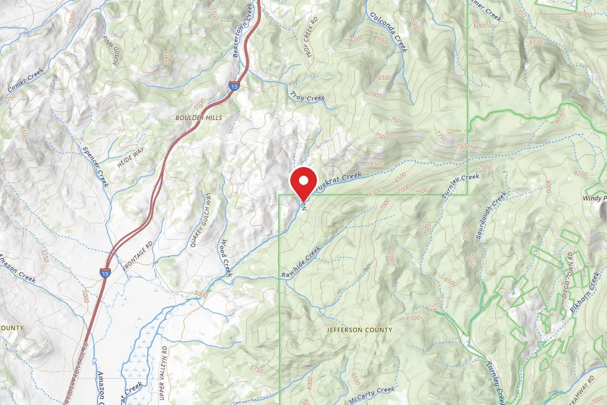 Beaverhead-Deerlodge Dispersed Campsite MUSKRAT TRHD RD441-19