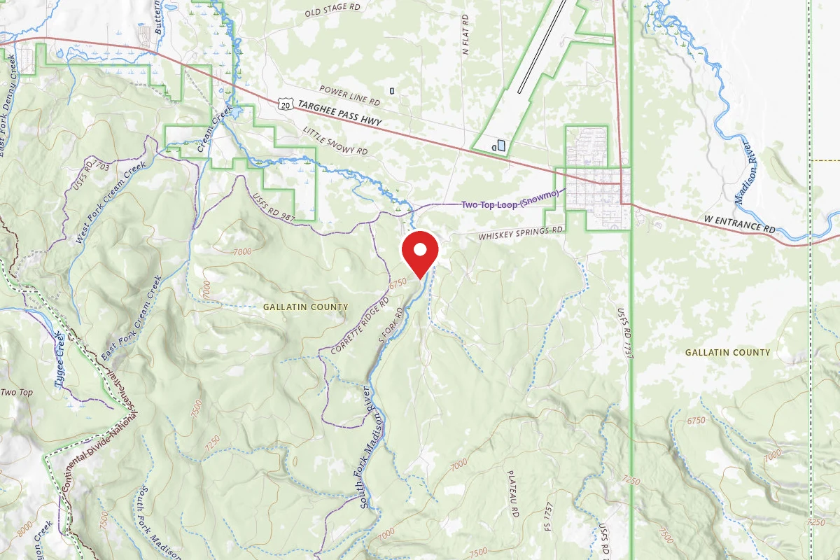 Custer Gallatin Dispersed Campsite UPPERS.FORK01