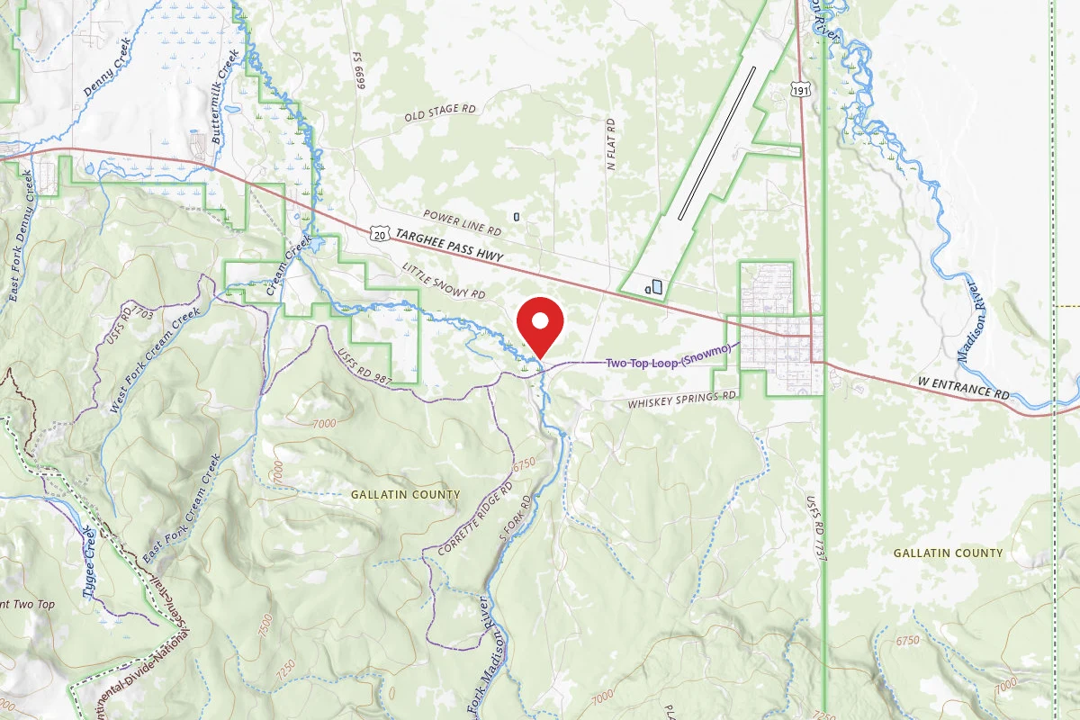 Custer Gallatin Dispersed Campsite S.FORKBRIDGE07
