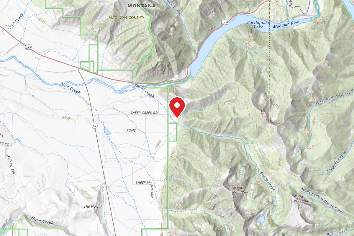 Custer Gallatin Dispersed Campsite SHEEPCR1A