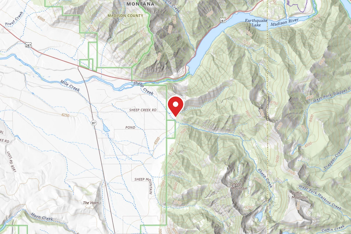 Custer Gallatin Dispersed Campsite SHEEPCR1B